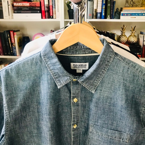 Pull & bear medium denim shirt - Picture 4 of 5